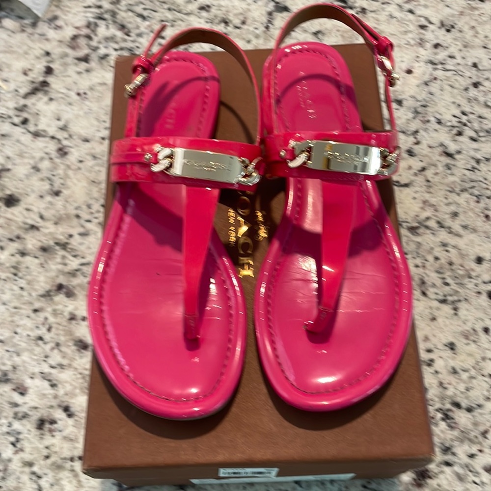 Coach sandals…gently used!!!
